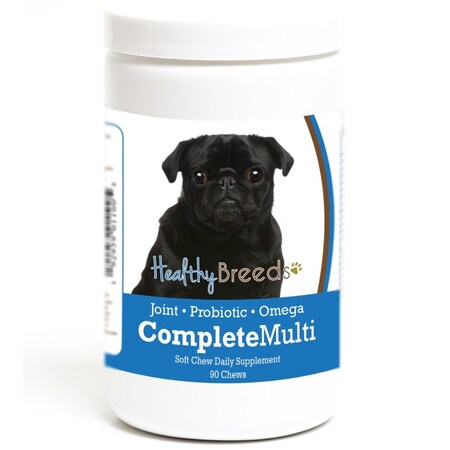 Healthy Breeds Pug all in one Multivitamin Soft Chew, 90PK 192959011005